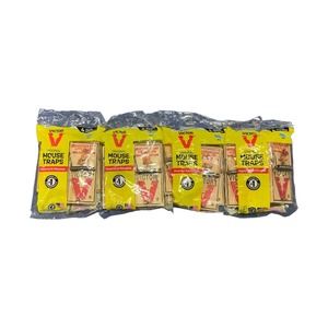 Victor Metal Pedal Original Mouse Traps Lot Of 4 Powerful Rodent Eradicator